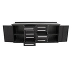 7ft Heavy Duty Workbench with 10 Drawers & 2 Cabinets