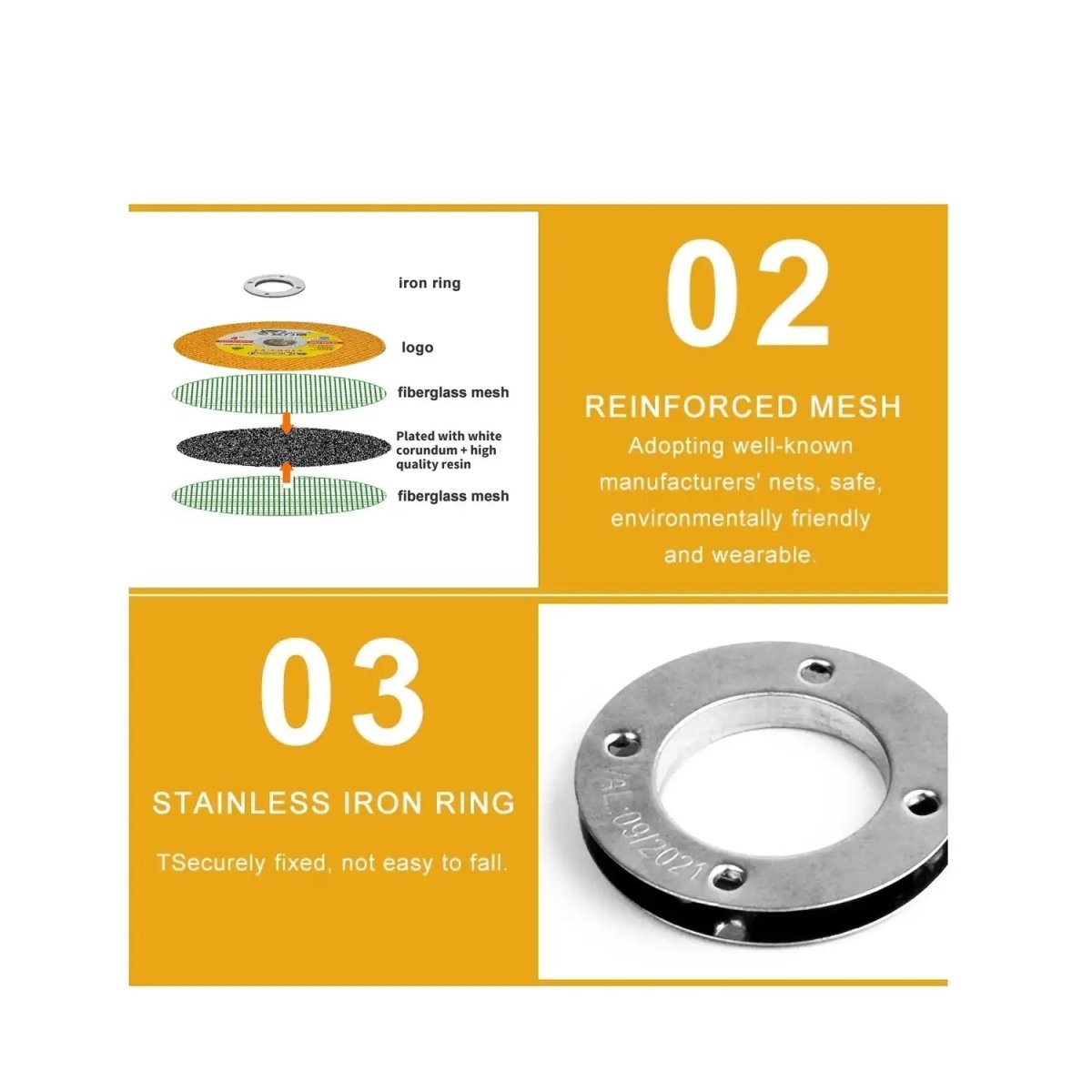 Cut Off Wheels 4 inch Thin Metal (50 pcs) & Stainless SteelCutting Wheel, Professional Fast Cutting Disc
