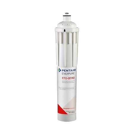 Water Filter Cartridge, 1.7 gpm, Carbon