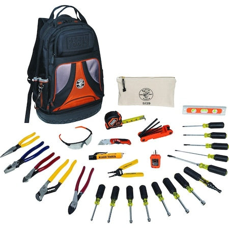 28 pc Tool Kit, Includes Pliers, Screwdrivers, Keys, Wrenches, and a Bag