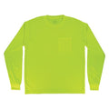 Hi-Vis Shirt,XS,Lime,Long Sleeve