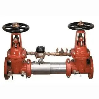 8" Double Check Detector Backflow Preventer Valve Brass