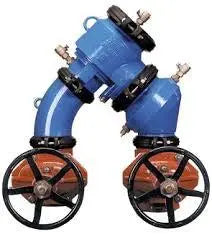 8" N Double Detector Check Valve With Grooved Valve