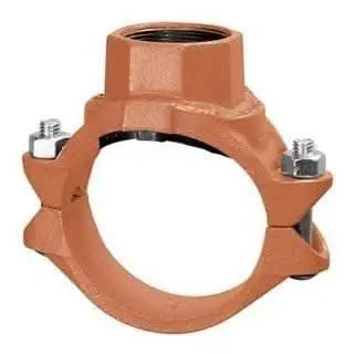 6" X 3" X 3" Threaded Mek Cross Galvanized Equipment