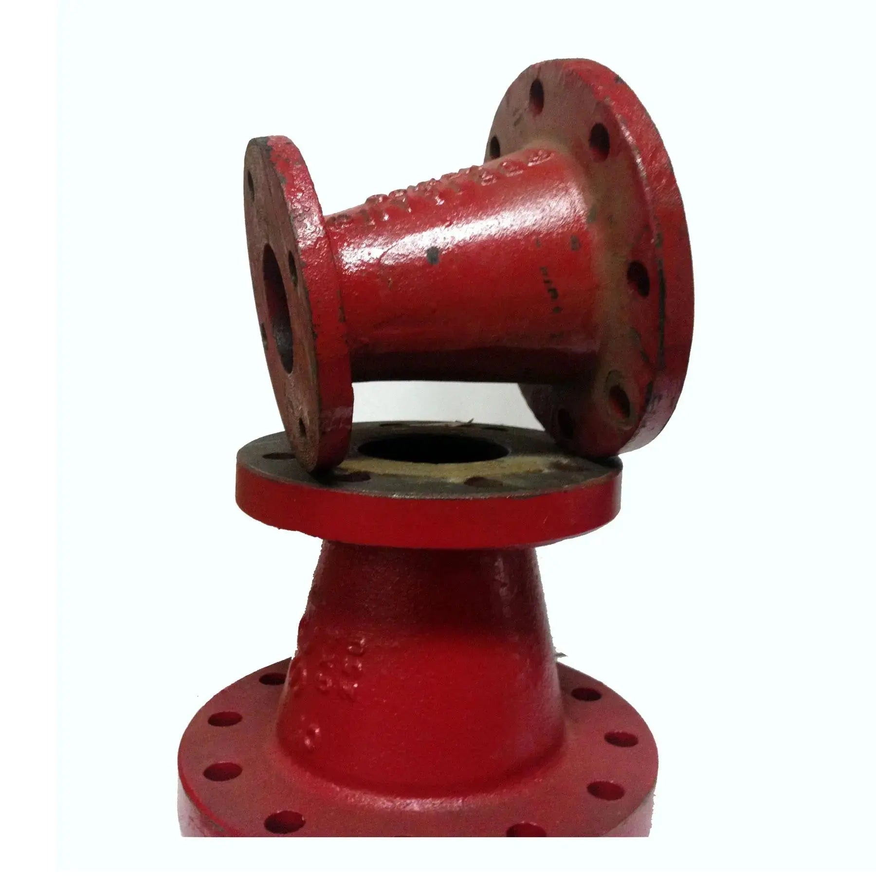 8" X 6" Black Cast Iron Flanged Reducer for Fire Safety