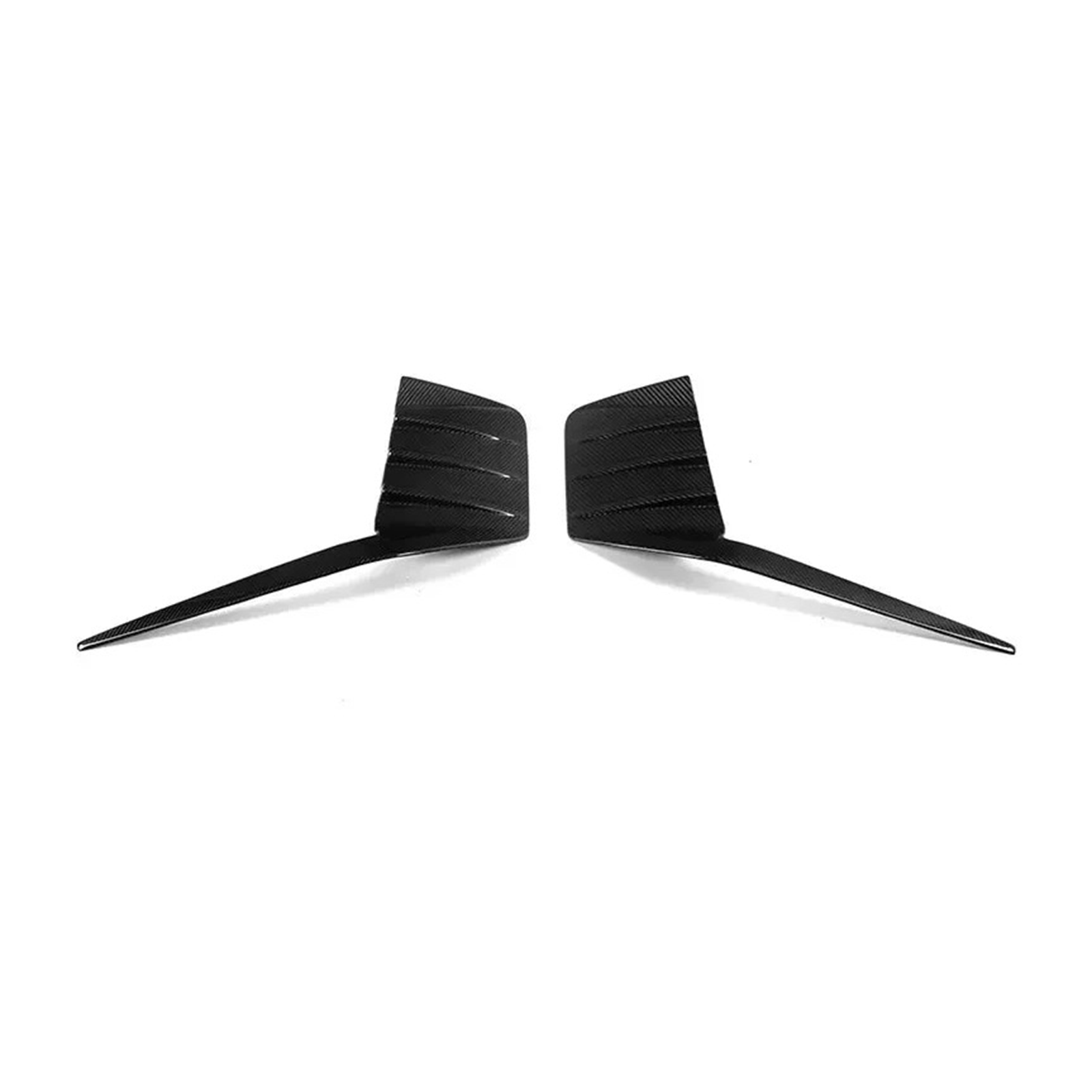 Carbon Fiber M Performance Style Rear Bumper Insert Trim Set for BMW G87 M2