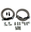 Flexible SS Braided Transmission Cooler Hose Line For GM Chevy 1996 & Newer 4L80E