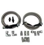 Flexible SS Braided Transmission Cooler Hose Line For GM Chevy 1996 & Newer 4L80E