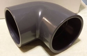 806-040, Sch80 PVC - 90° Elbow - 4" x 4"