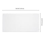Yescom 29"x56" Bath Towel White 600Gsm Ring Spun Cotton Hotel
