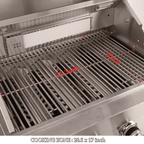 79" 4-Burner 72,000 BTU Black Outdoor Kitchen Island Grill + Side Burner + Rotisserie kit +Sink