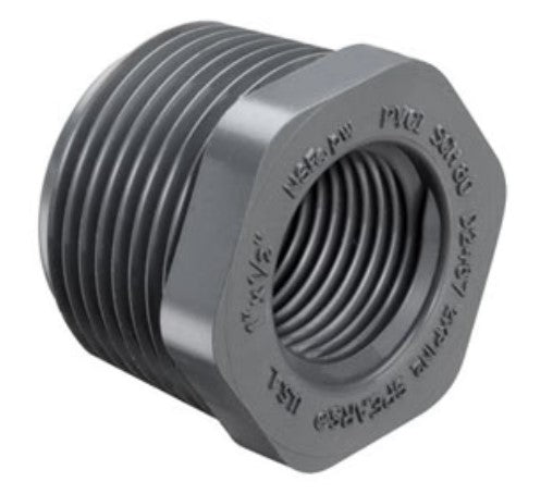 839-101  3/4X1/2 PVC REDUCING BUSHING MPTXFPTSCH80 | LASCO