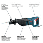 BOSCH RS325 1 In. D-Handle Reciprocating Saw