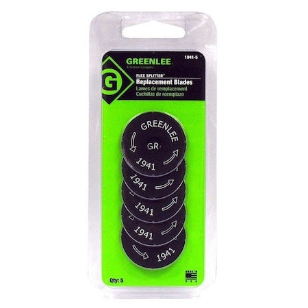 BX/Flexible Conduit Cutter Blades, Metal, PK5