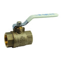 Manual 2-Way Ball Valve,NPT,Brass