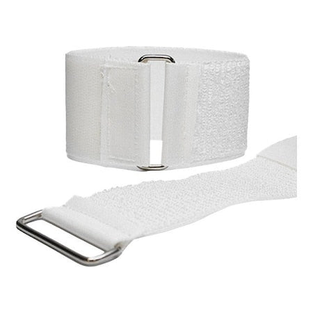Cinch Strap, No Adhesive, 3 ft, 2 in W, White, 10 PK