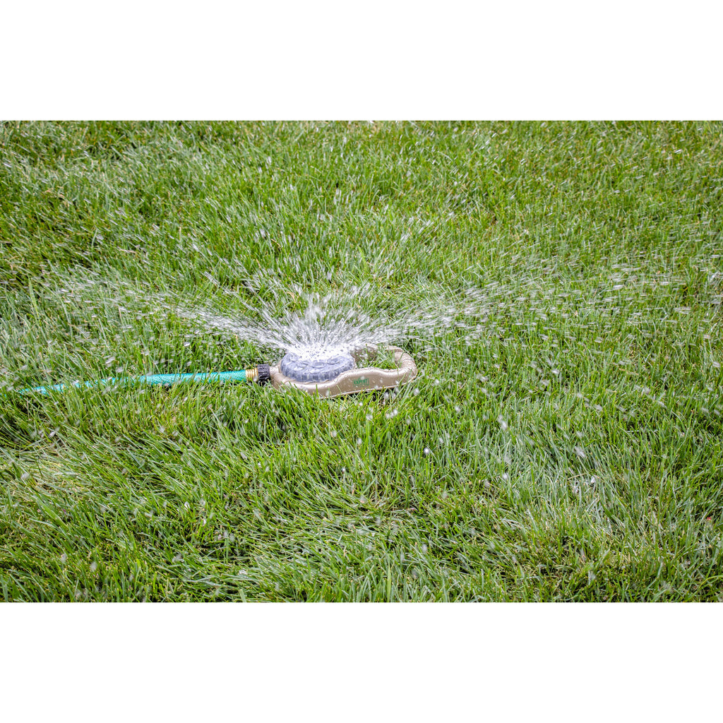 Metal 8-Pattern Lawn Sprinkler on Weighted Base | 28515