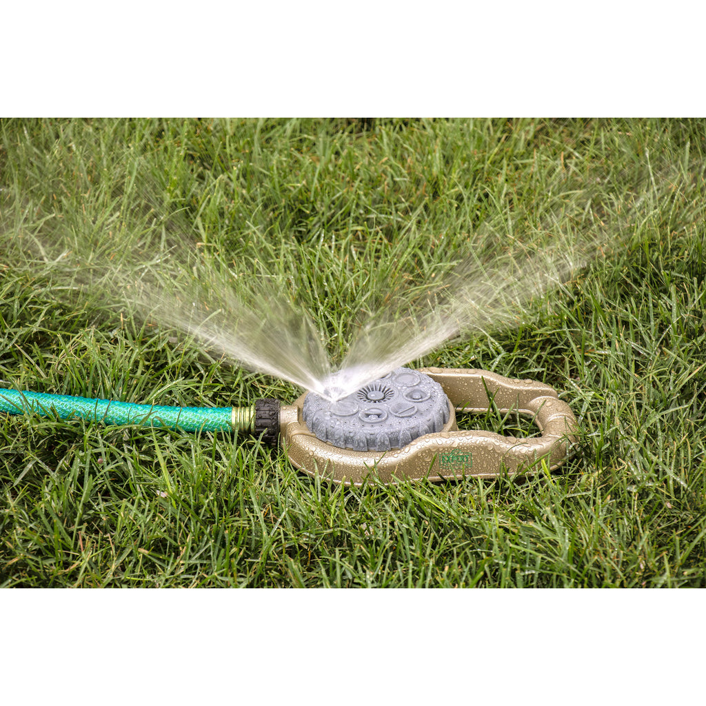 Metal 8-Pattern Lawn Sprinkler on Weighted Base | 28515