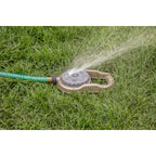 Metal 8-Pattern Lawn Sprinkler on Weighted Base | 28515