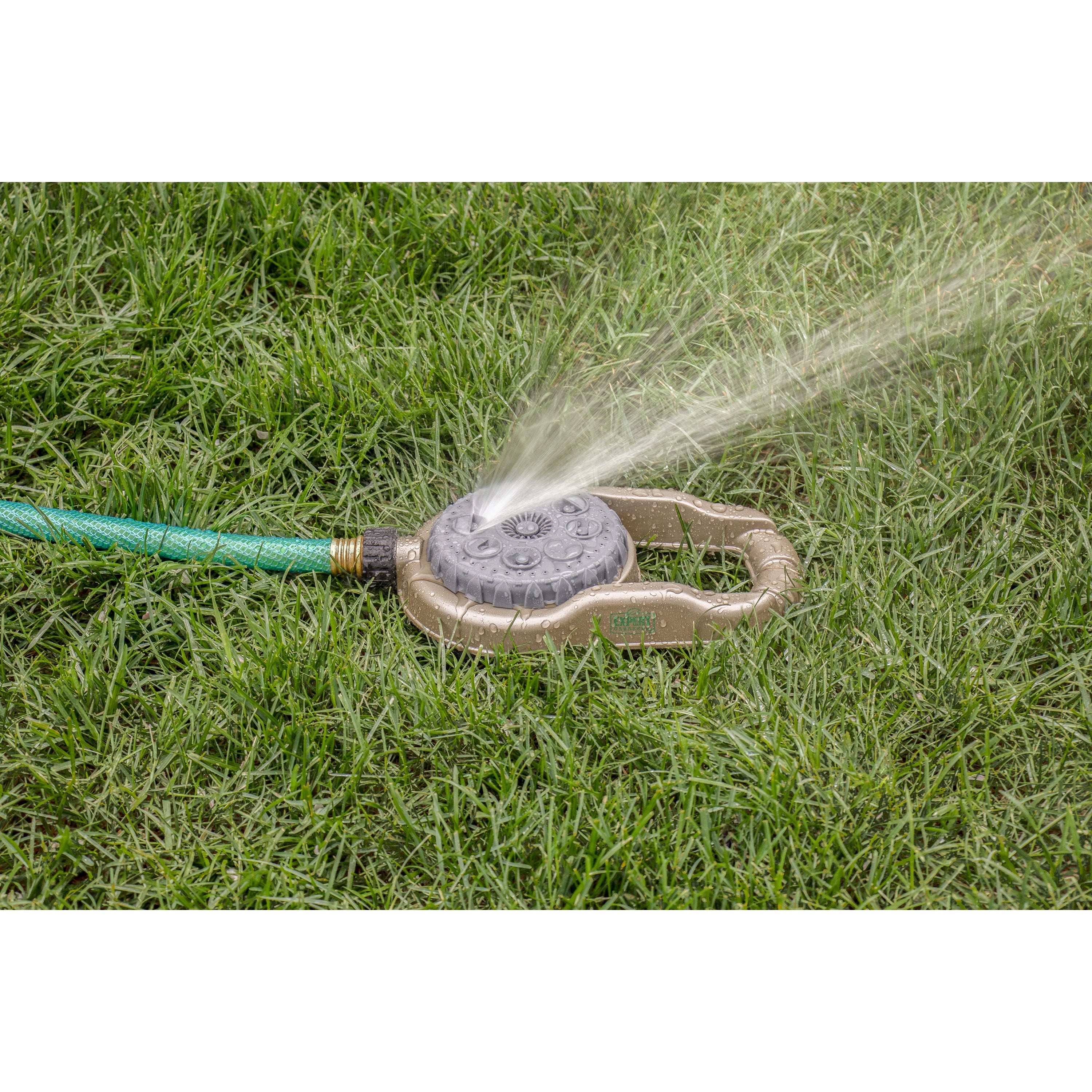 Metal 8-Pattern Lawn Sprinkler on Weighted Base | 28515
