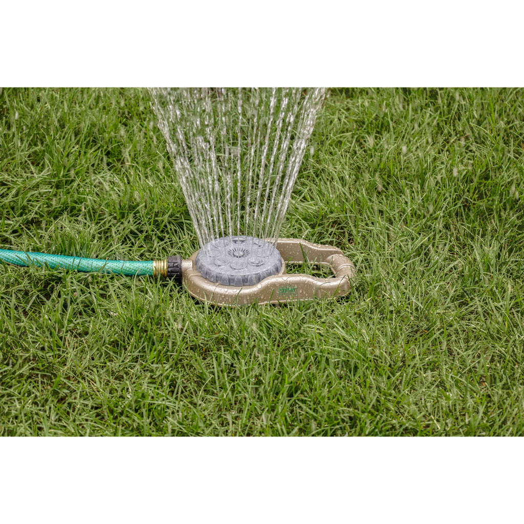 Metal 8-Pattern Lawn Sprinkler on Weighted Base | 28515