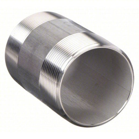1-1/2" MNPT x 2" TBE Stainless Steel Pipe Nipple Sch 80