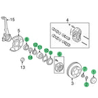 930-417K (ABS) - Front Wheel Hub Bearing Repair Kit Assembly