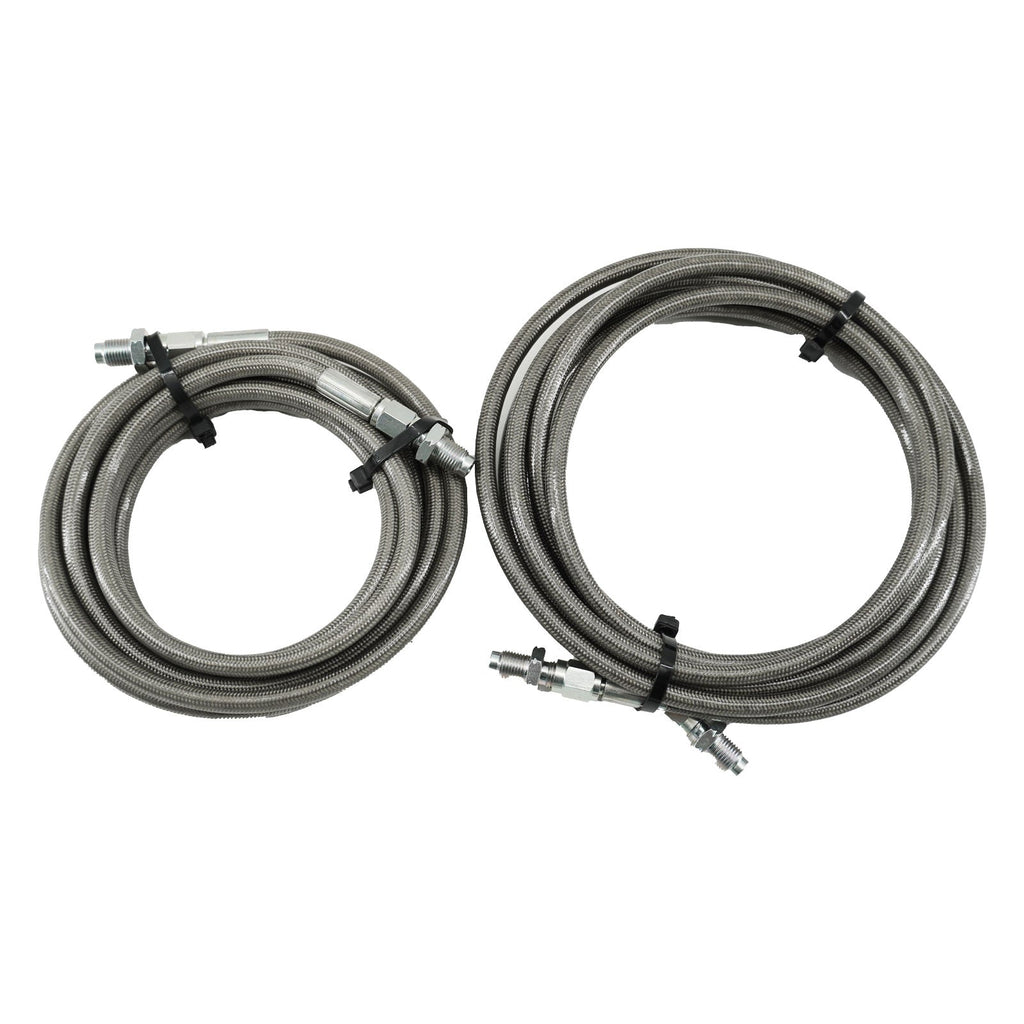 Stainless Main Rear Brake Line Replacement Kit For 96-00 Honda Civic EK