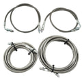 Stainless Main Front & Rear Brake Line Replacement Kit for 92-95 Honda Civic EG