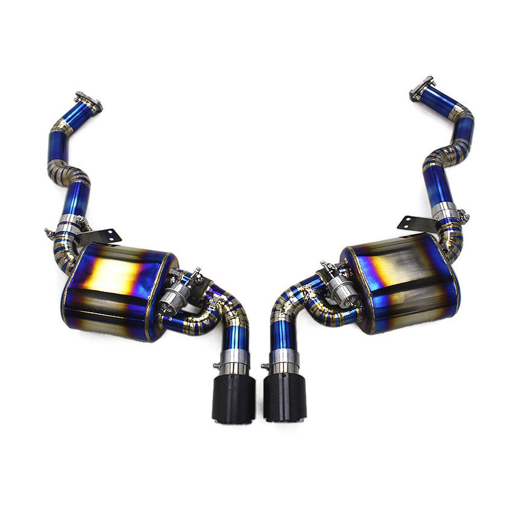 Titanium Valved Catback Exhaust for Porsche Boxster S Cayman S 987.2 2.7L
