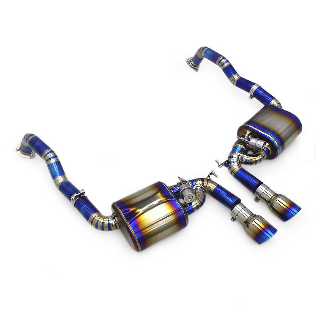Titanium Valved Catback Exhaust for Porsche Boxster S Cayman S 987.2 2.7L