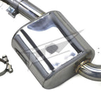 Stainless Valved Catback Exhaust for Porsche Boxster Cayman 981