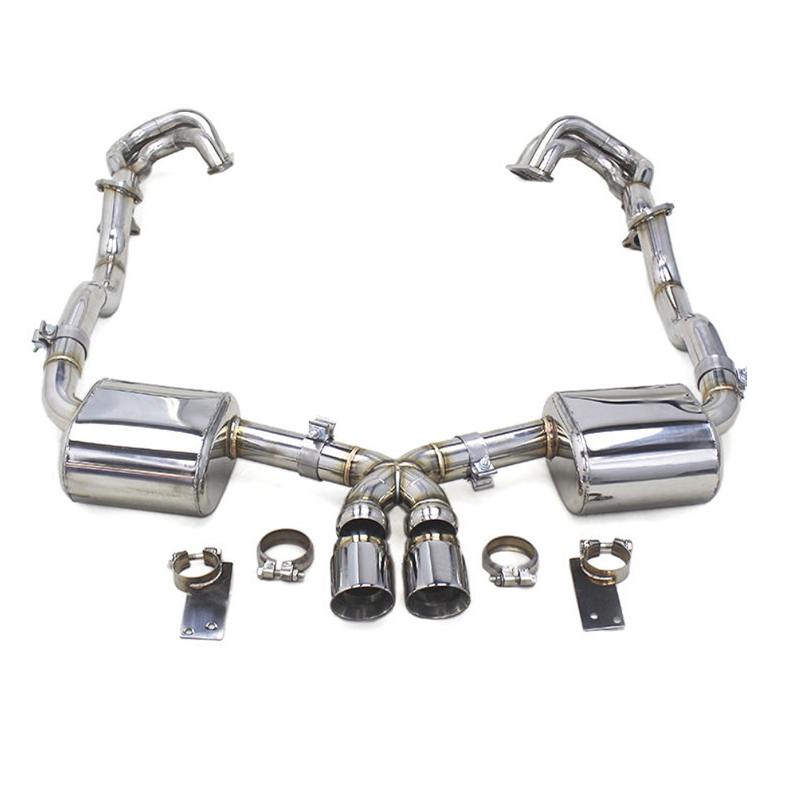 Stainless Valved Catback Exhaust for Porsche Boxster Cayman 981