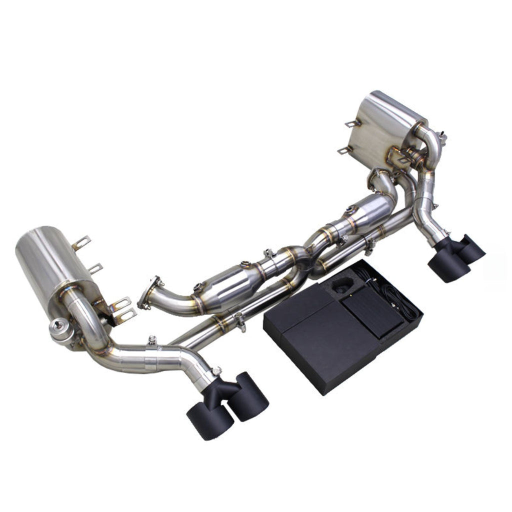 304ss Valved Catback Exhaust for Porsche 911 997.1 997.2 Carrera 4S