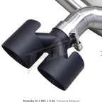 304ss Valved Catback Exhaust for Porsche 911 997.1 997.2 Carrera 4S