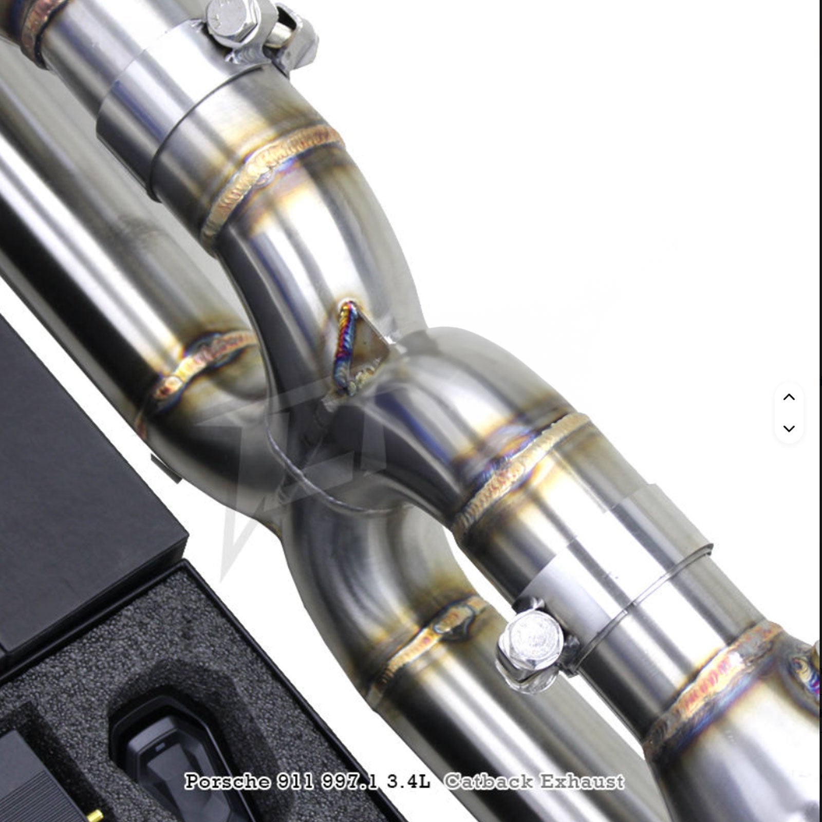 304ss Valved Catback Exhaust for Porsche 911 997.1 997.2 Carrera 4S