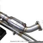 304ss Valved Catback Exhaust for Porsche 911 997.1 997.2 Carrera 4S