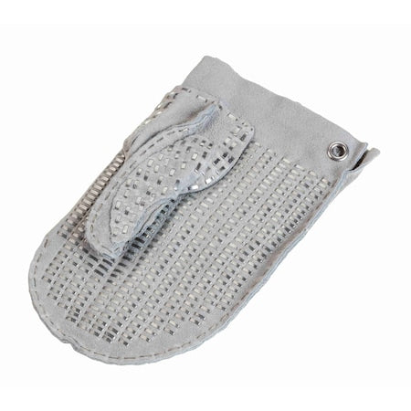 Drain Cleaning Mitt, Right-Hand, Leather with Steel Studs
