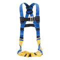 LITEFIT Full Body Harness, M/L, 425 lb, Mating Chest/ Mating Leg Straps, Back D-Ring