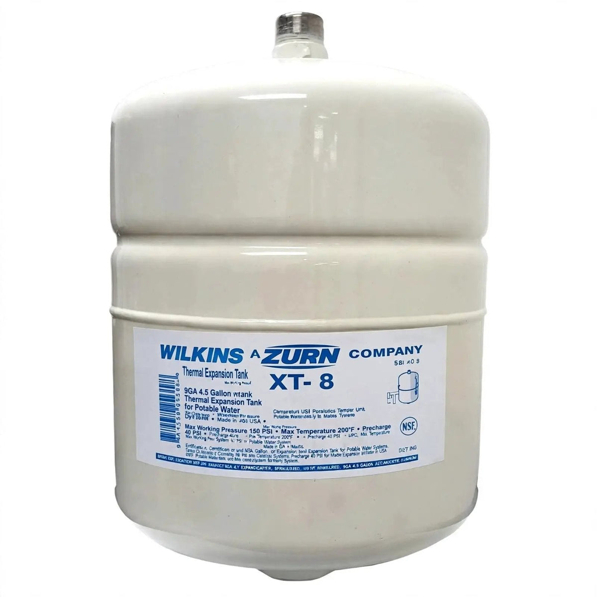 9GA 4.5 Gallon Thermal Expansion Tank for Potable Water Systems