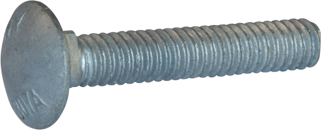 5/8-11 x 2 A307 Grade A Carriage Bolt Hot Dipped Galvanized