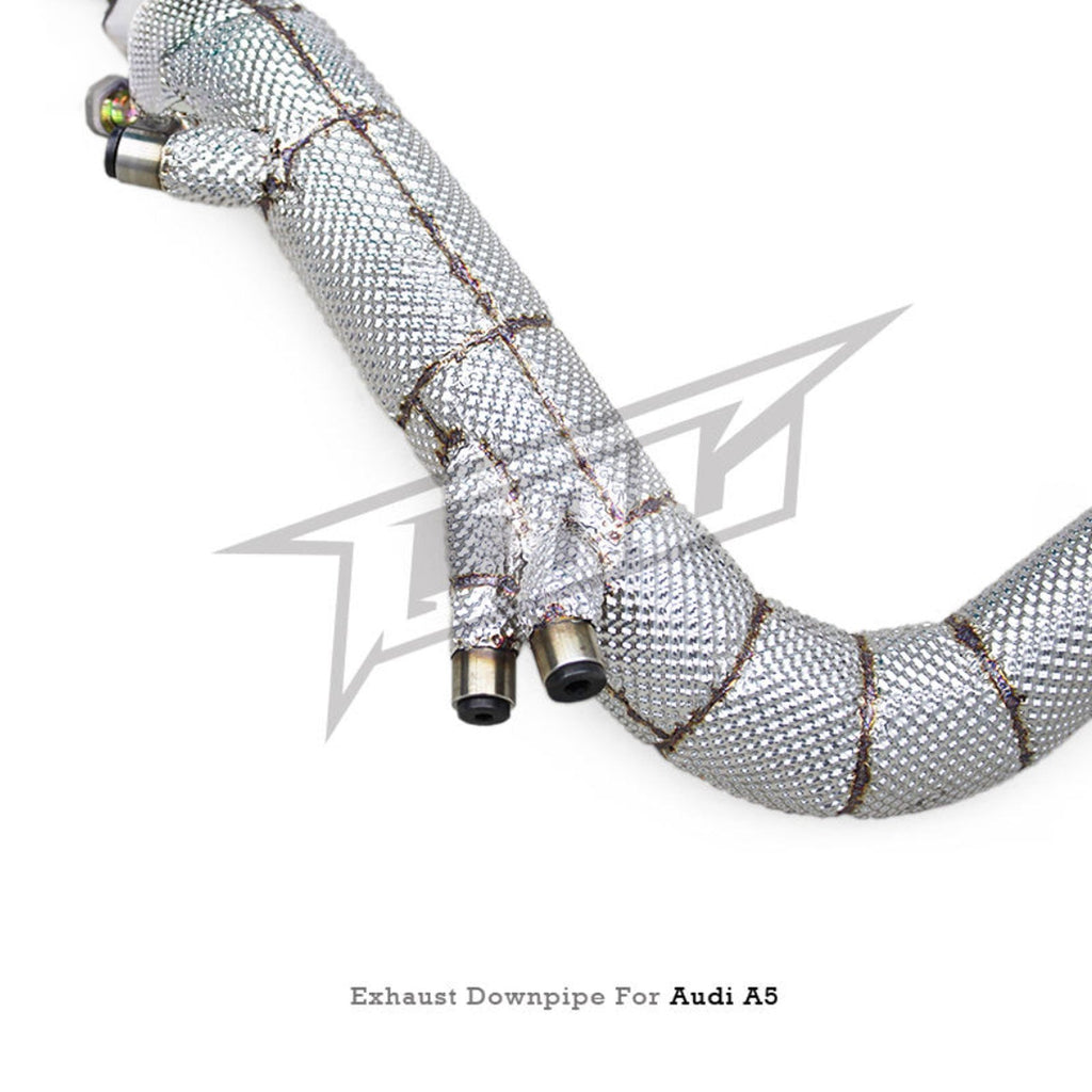 Catless High Flow 304 Stainless Exhaust Downpipe for Audi A5 2.0T