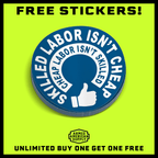Skilled Labor Hard Hat Decal