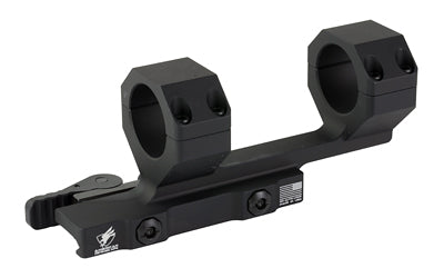 American Defense Mfg. Delta Scope Mount |  Quick Detach |  Horizontal split rings |  2" Offset |  Black