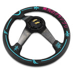 350mm Steering Wheel + Short Hub Adapter Kit For Mazda Miata RX-7 RX-8 MX-3 MX-6