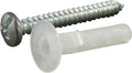 (AF5™) 3/16 ALLIGATOR® Anchor w/ Flange with #8 x 1 1/4 Combo Pan Self Tapping Screws Zinc (6 Pcs)
