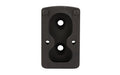 Arisaka Defense Optic Plate -  Tall Height -  Anodized Finish -  Black -  Fits Arisaka Offset Optic Mount -  For Trijicon RMR -  SRO -  Holosun 407C -  507C -  508T -  Swampfox Kingslayer -  Liberty -  Justice