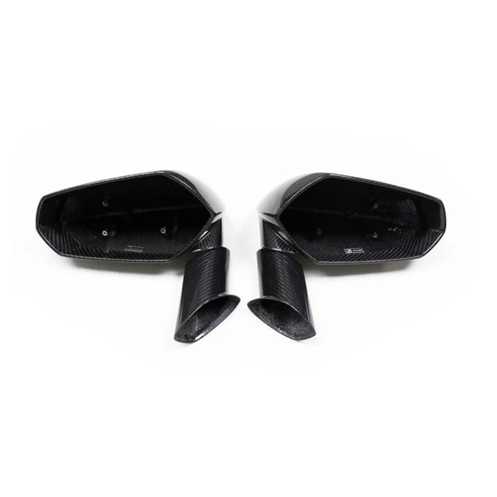Dry Carbon Fiber Mirror Caps for Lamborghini Aventador S SVJ LP700 LP720 LP740 LP750