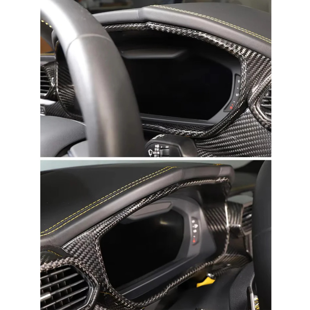 Dry Carbon Fiber Dashboard Trim Cover Lamborghini Urus