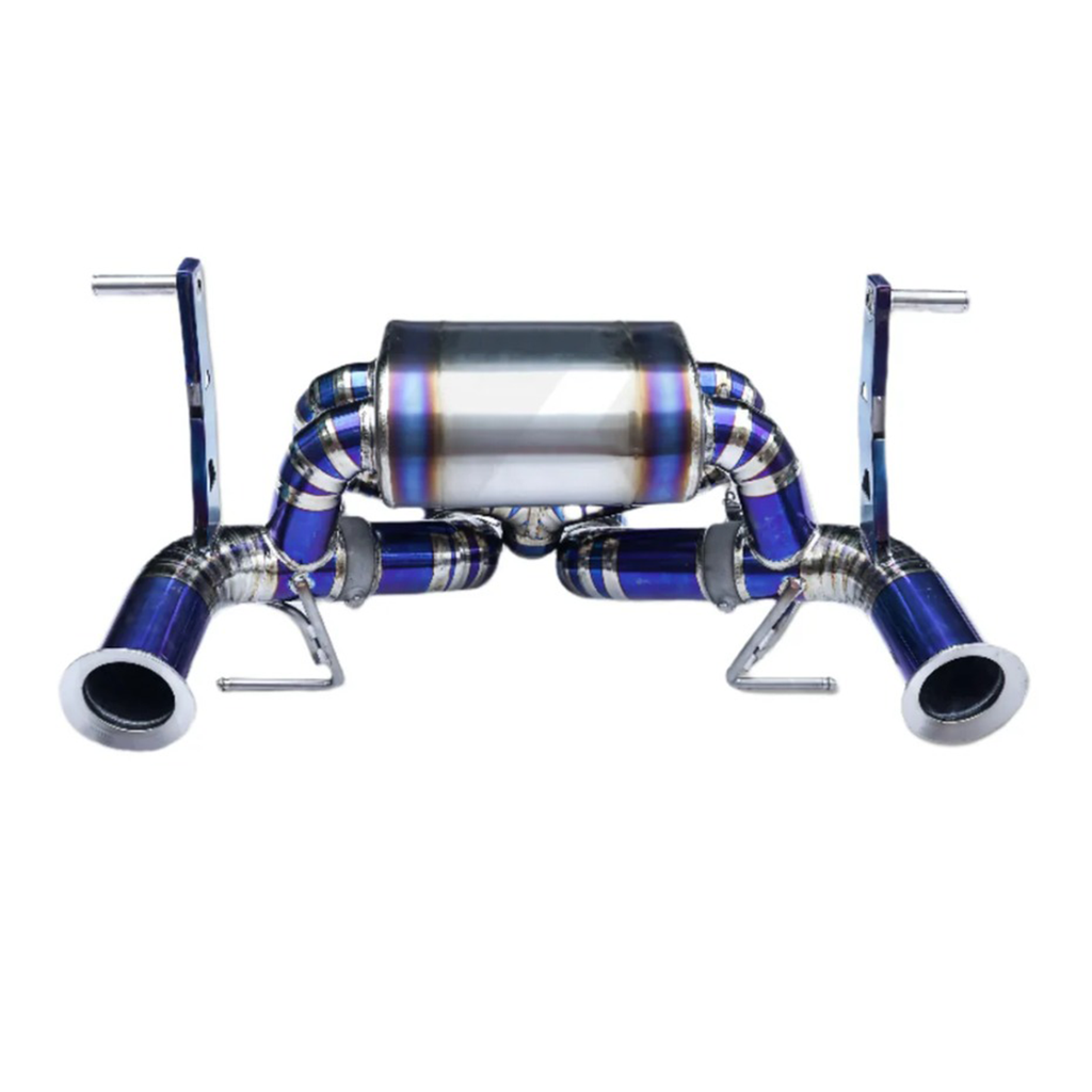 Titanium Valved Muffler Exhaust System for Lamborghini Aventador S LP740‑4 6.5L V12